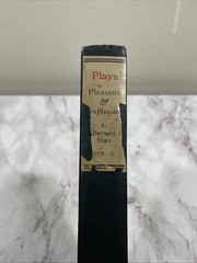 First Edition Bernard Shaw PLAYS: PLEASANT AND UNPLEASANT volume 2 only, 1898