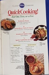 QUICK COOKING! Classic COOKBOOK #150 PILLSBURY Aug 93 Retail $2.75