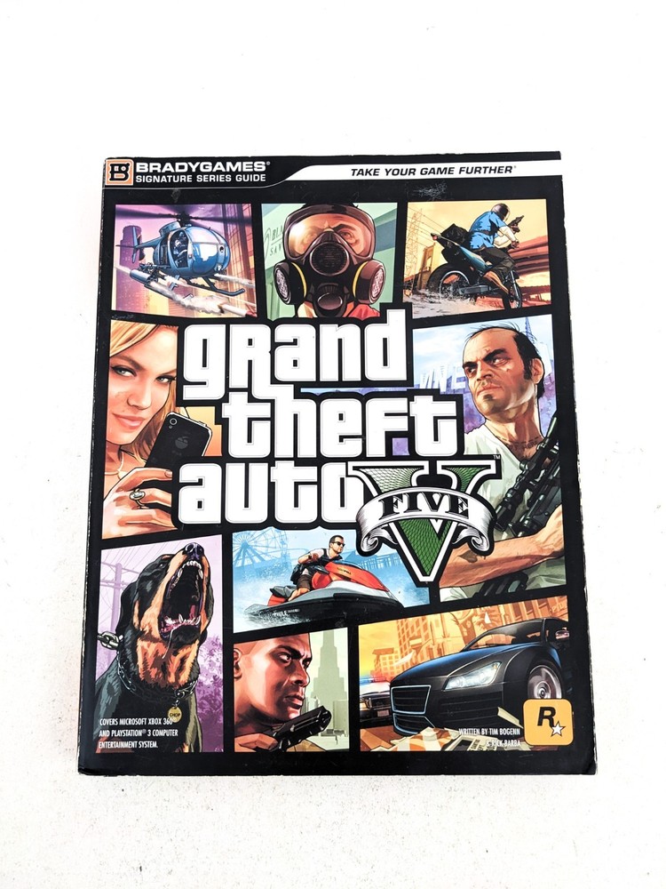 Grand Theft Auto V Strategy Guide Book by Brady Games PS3 & Xbox 360 Paperback