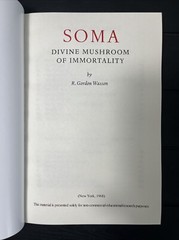 SOMA: Divine Mushroom of Immortality by R. Gordon Wasson, Harvest Special 10*7”