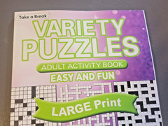 Variety Puzzles by Take-A-Break – Adult Activity Book – 100+ Large Print Puzzles