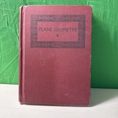 Plane Geometry 1888 1938 George Wentworth David Smith Math Textbook 297 Pages