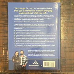 Alex Hormozi $100M Leads Hardcover Acquisition.com Publishing Sales Marketing