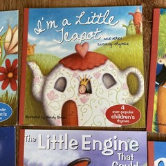 WENDY STRAW preschool Childrens books Nursery Rhymes lot 13 Homeschool Songs-EUC