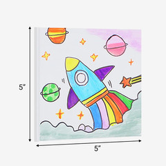 12 Pack White Hardcover Blank 5X5 Inch, Hardcover Blank for Students to Write