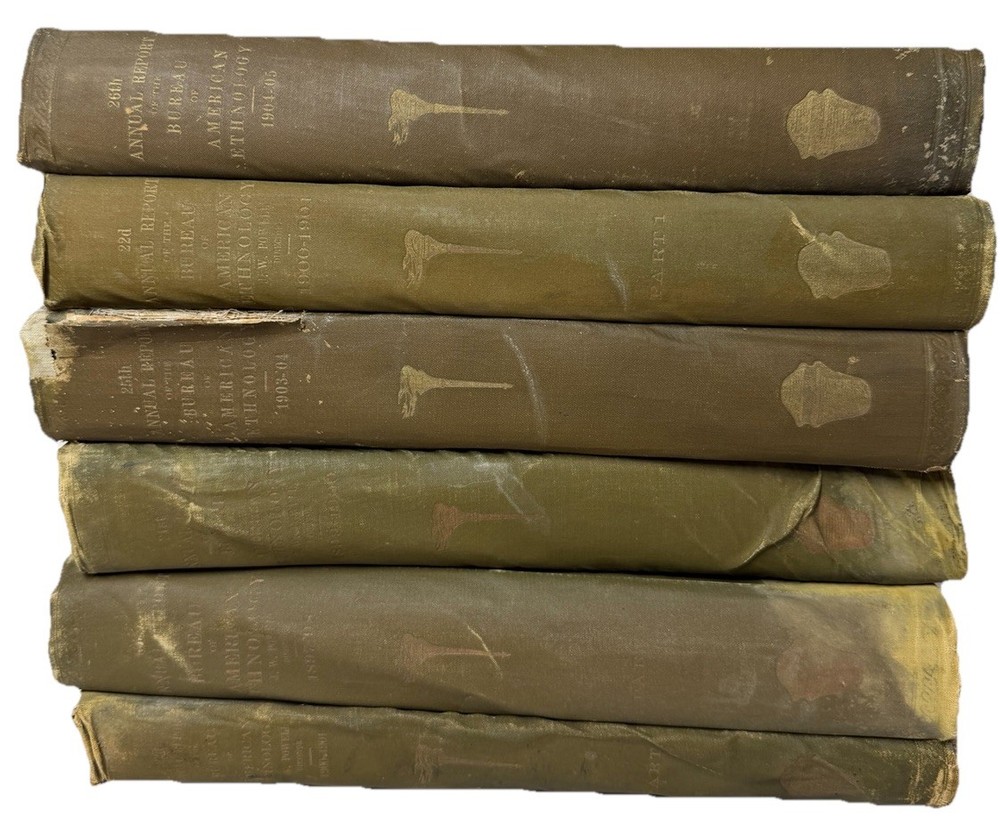 Bureau of American Ethnology Annual Reports Lot Of 6