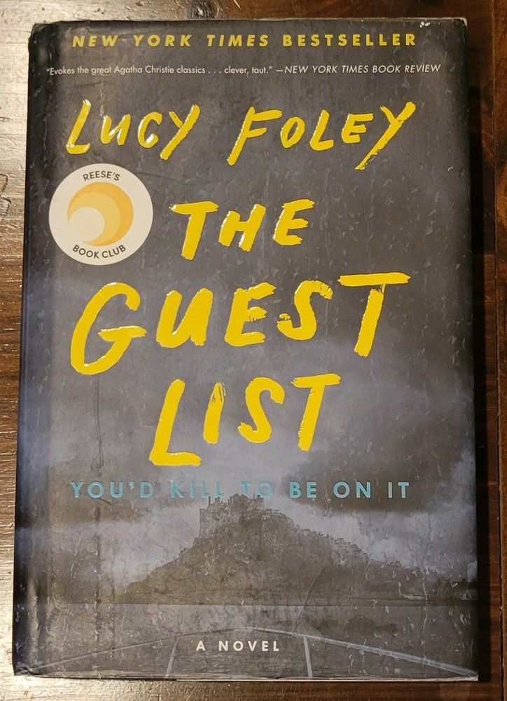 THE GUEST LIST: A NOVEL by Lucy Foley 1st US ed Hardcover & DJ 2020 Excellent