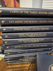 AGATHA CHRISTIE LEATHERETTE COLLECTION – YOU PICK TITLES – DROP DOWN SELECTION