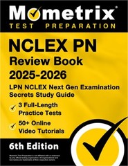 NCLEX PN Review Book 2025-2026 – 3 Full-Length Practice Tests, 50+ Online Video