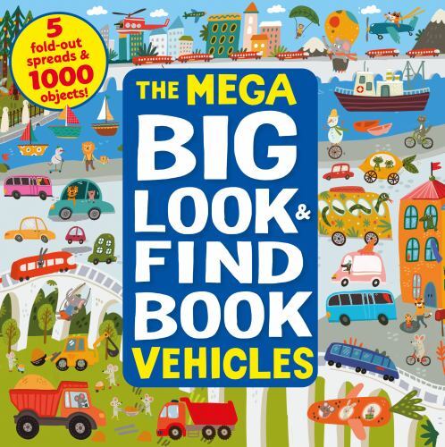 Mega Big Look and Find Vehicles – 1954738242, Clever Publishing, hardcover