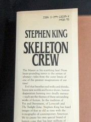 Stephen King Skeleton Crew Putnam Hardcover Very Good- / Near Fine