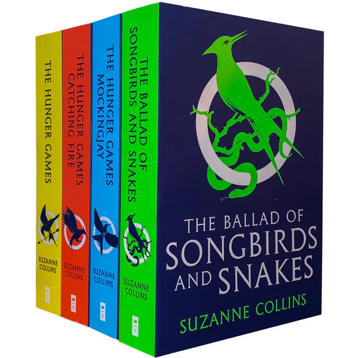 Hunger Games 4 Books Set by Suzanne Collins (Paperback) By Suzanne Collins