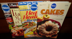 Pillsbury Recipe Cookbooks Booklets 1983 thru 1999 Varied Titles Lot of 6- Good