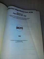 Collected Algorithms from ACM Volumes I-IV 1980-1983 Computer Science