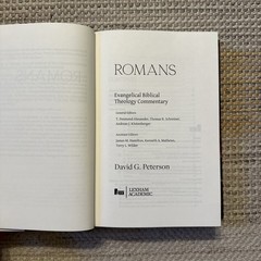 Romans: Evangelical Biblical Theology Commentary by David G. Peterson