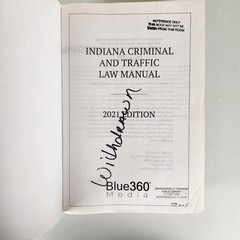 Indiana Criminal And Traffic Law Manual 2021 Edition Blue360 Media