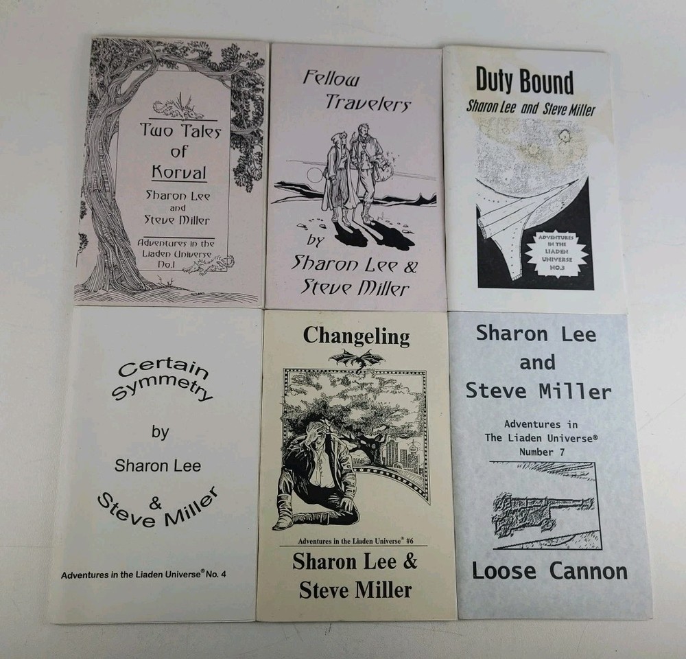 *SIGNED* Lot 6 Liaden Universe Chapbooks Sharon Lee Steve Miller 1-4 6 7 Sci-Fi