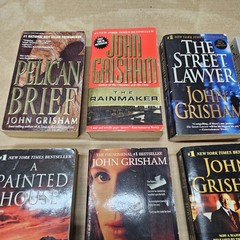 Lot of 10 John Grisham Paperback Novels – Legal Thriller Collection