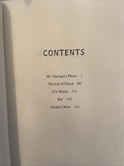 Stephen King 4 Book lot – Hardcovers – 1408, Life of Chuck, Mr Harrigan, Etc