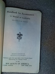 Boy Scouts Handbook for Boys 1940 & Scoutmasters 1929 Manual Vintage Lot