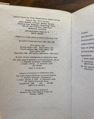 The New Little Oxford Dictionary Real Leather Made in England 1989
