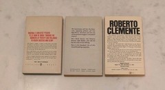 VINTAGE MLB BASEBALL PAPERBACK BIOGRAPHY LOT (3) CLEMENTE AARON GIBSON