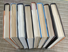 Lot of 8 Hardcover Mystery & Fiction books various authors see photo for titles