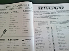 Lot of 2 Family Variety Puzzles & Games & 1 Book With Crosswords by Penny Press