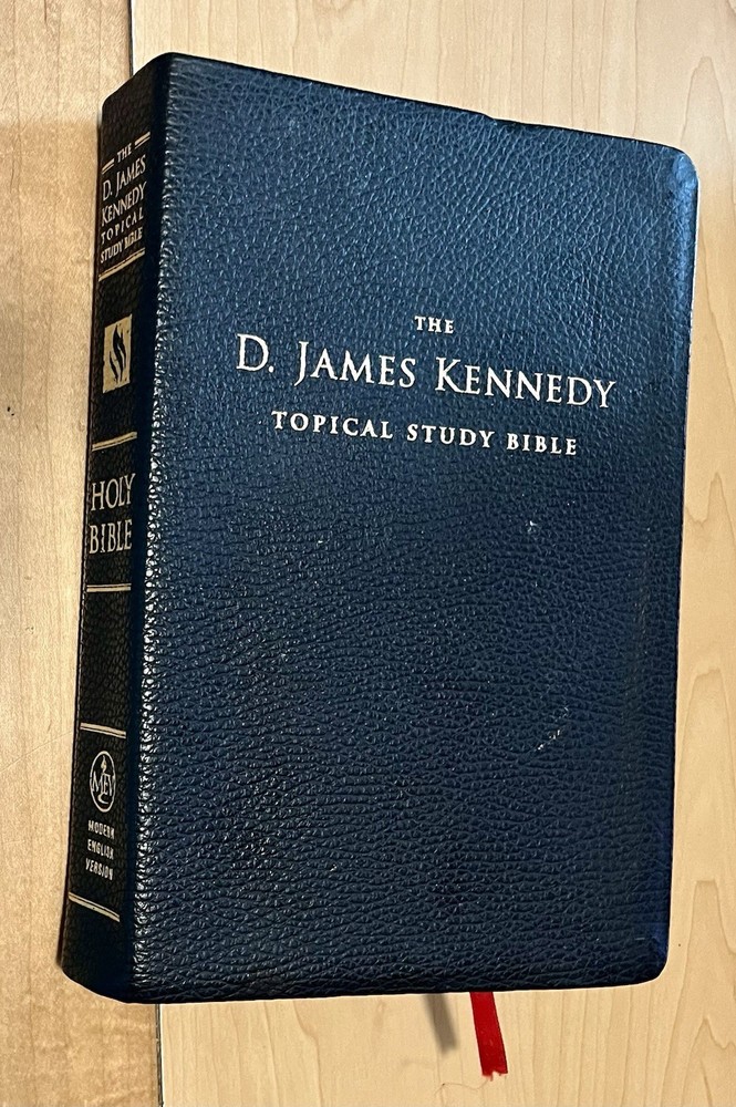 The D James Kennedy Topical Study Bible Modern English Version Softcover Book