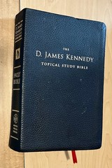 The D James Kennedy Topical Study Bible Modern English Version Softcover Book