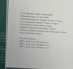 Gardens in France Taschen Hardcover 1997 English French German Illustrated