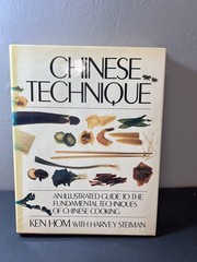 Chinese Technique Ken Hom Harvey Steiman 1981 First Edition Hardcover Cookbook