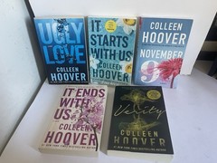 Colleen Hoover It Starts With Us It Ends With Us Ugly Love 5 Paperback Book Lot
