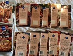 Pillsbury Holiday Cookies Brownies Chocolate Cookbooks Box Sets (2)