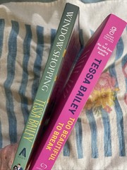 Lot of 2 FIRST EDITION Tessa Bailey Romance Books Avon Cover on Window Shopping