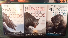 The Bloodsworn Trilogy (Shadow/Hunger) (Fury of the Gods SIGNED) Gwynne HC