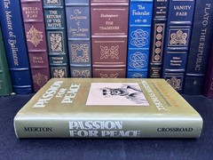 Passion for Peace Social Essays Thomas Merton William Shannon Crossroad HC DJ VG