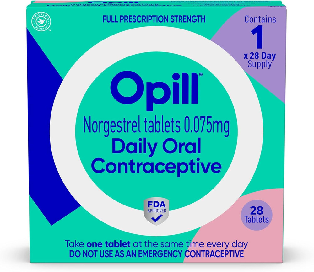 New Daily Birth Control Pills Progestin-Only 28 Count Fast Shipping