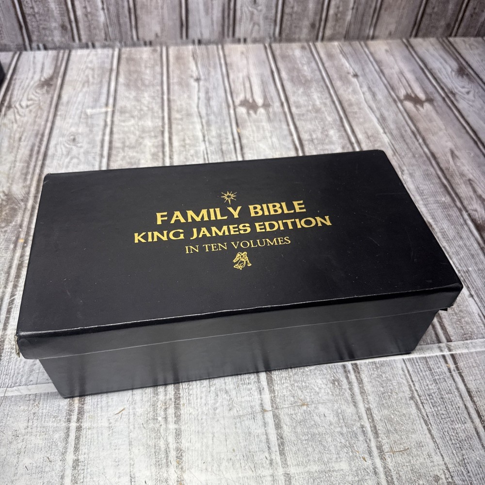 Family Bible King James Edition Ten Volumes Complete 10 Book Box Set