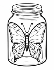 Butterfly Coloring Book for Adults & Kids – Stress Spiral Bound Coloring Book