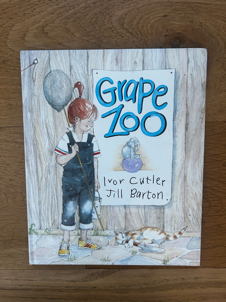 Grape Zoo by Ivor Cutler & Jill Barton 1st Edition 1991 Vintage Hardcover