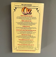 Series 1-7 Frank L Baum Wizard Of Oz Books Del Rey Paperbacks 1979 Ballantine
