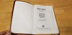 Holy Bible Kenneth Copeland KJV Reference Edition Genuine Leather Red Letter