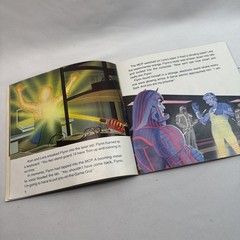 Vintage 1982 Disney TRON Read-Along Book and Record 33 1/3 RPM Vinyl 384