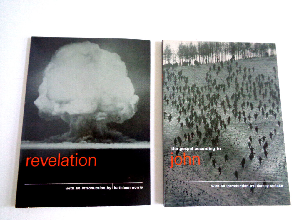 Lot 2 Pocket Canon Bible Series The Gospel According to John & Revelation 1999