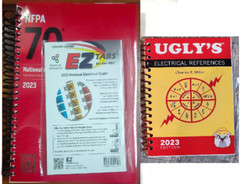 NFPA 70 2023 NEC Code Book + Ugly’s Electrical Ref Spiral + EZ New Stock..