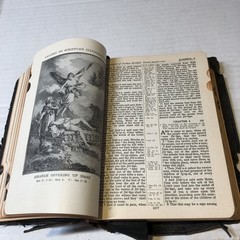 Vtg King James Version Holy Bible Red Letter Edition National Bible Press CRI