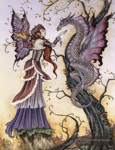 DRAGON CHARMER JOURNAL (LARGE – 8.5X11 INCHES) By Amy Brown **BRAND NEW**