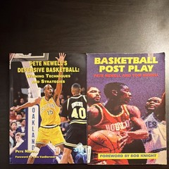 Pete Newell Defensive and post play Coaching Book Coaches Choice 2000 PB