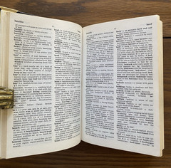 The New Little Oxford Dictionary Real Leather Made in England 1989